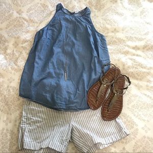 Chambray Tank Top